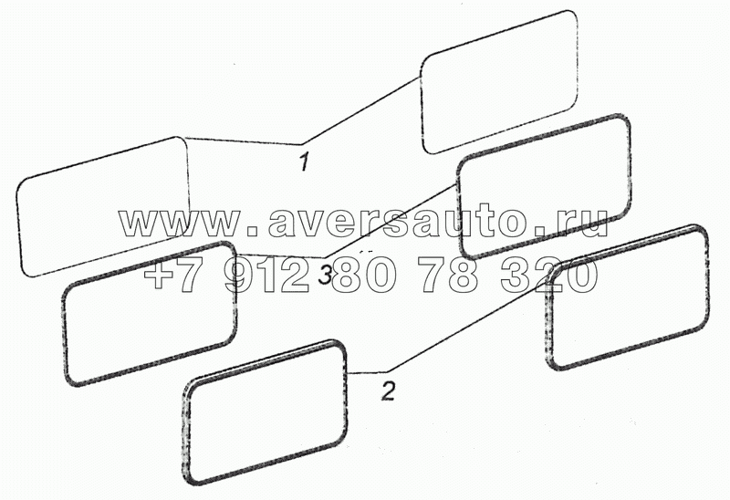 65115-5603005 Установка стекол окна задка