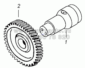 154.1770210 Вал промежуточный делителя передач