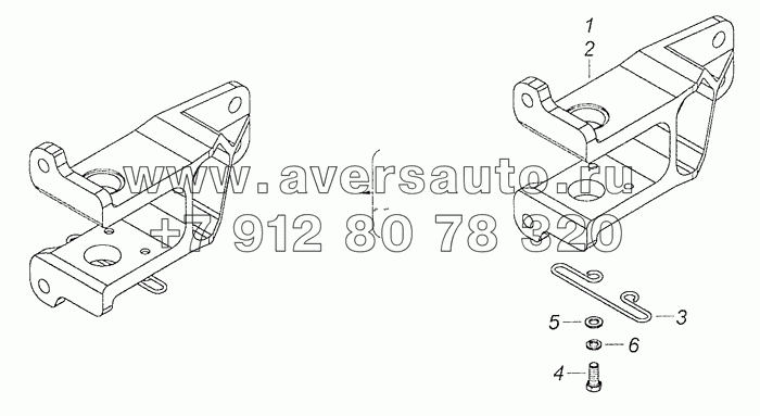 53205-2806115 Вилка буксирная с пружиной