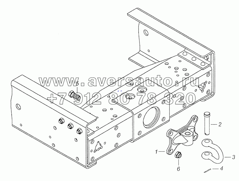 5410-2806040 Установка буксирной проушины