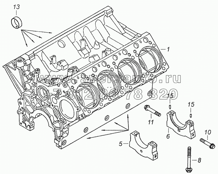 740.21-1002011 Блок цилиндров