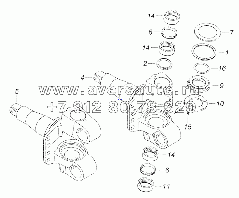 53205-3001012-10 Кулак поворотный