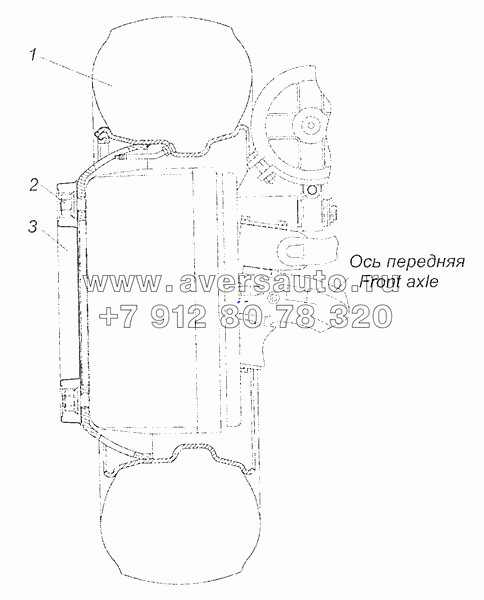 65116-3101702 Установка передних стальных колес