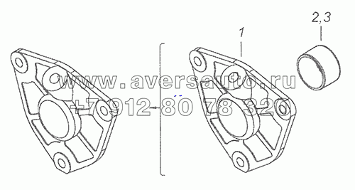 53205-3509088 Крышка задняя в сборе