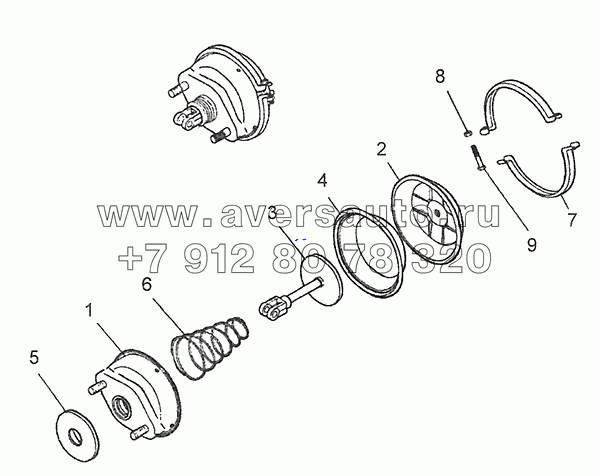 661-3519210 Камера тормозная тип 24