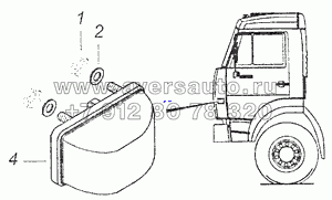 53215-3726001 Установка бокового повторителя указателя поворота