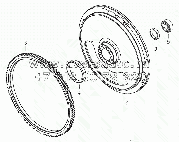 740.60-1005115-30 Маховик