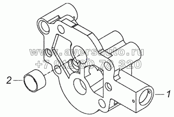 740.11-1011019-01 Крышка масляного насоса