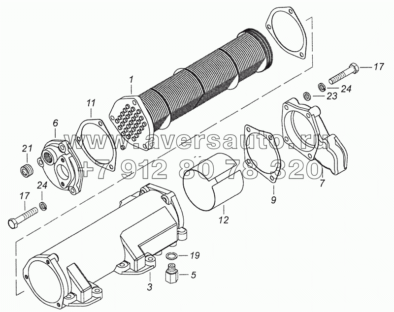 740.60-1013200 Теплообменник масляный