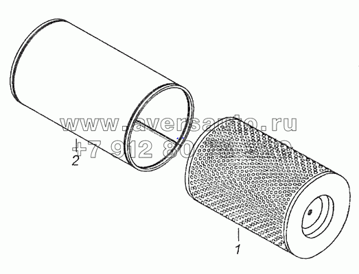 7405.1109557 Элемент фильтрующий с предочистителем