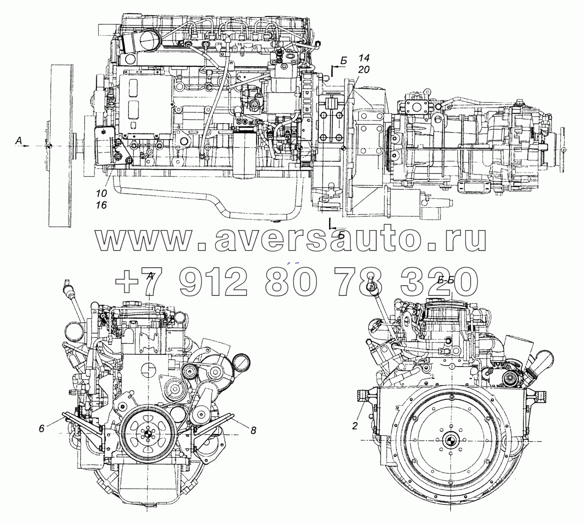 65115-1001000-03 Установка опор силового агрегата