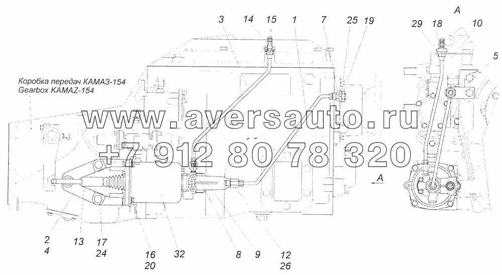 65117-1609010 Установка пневмогидравлического усилителя