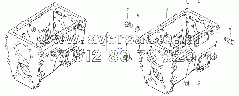 154.1701010 Картер коробки передач