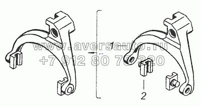 14.1702031 Вилка переключения 4-ой и 5-ой передач
