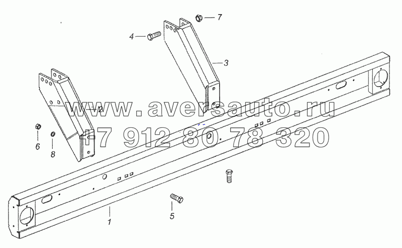 65115-2804003 Установка заднего буфера