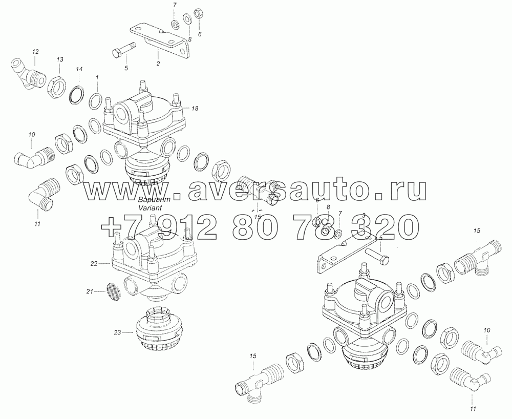 5320-3500018-10 Установка ускорительного клапана