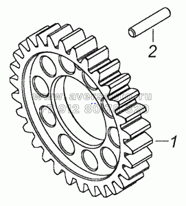 7406.1005031 Шестерня коленчатого вала