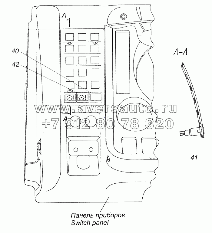 65115-3803001 Установка контрольных ламп