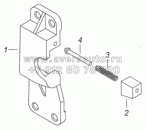 5320-6105035-10 Фиксатор замка левый