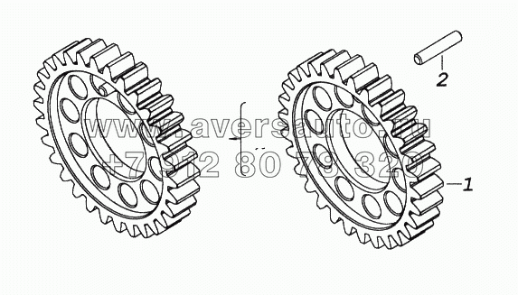 Шестерня коленчатого вала