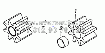 Шестерня, ведомая масляного насоса