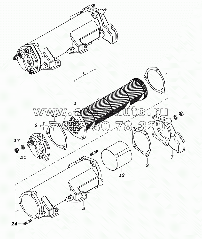 Теплообменник масляный