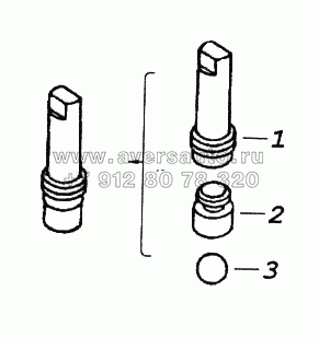 Пробка с шариком и держателем