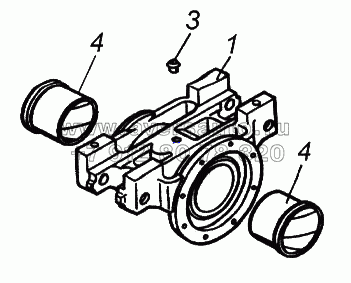 Башмак рессоры с втулками
