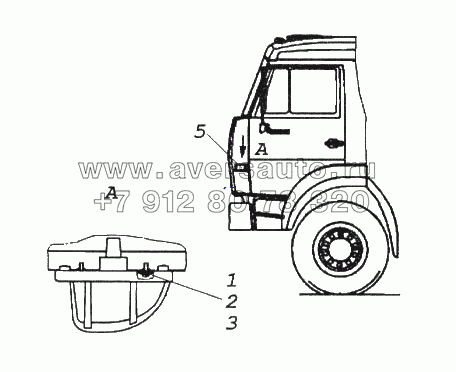 Установка бокового повторителя указателей поворота