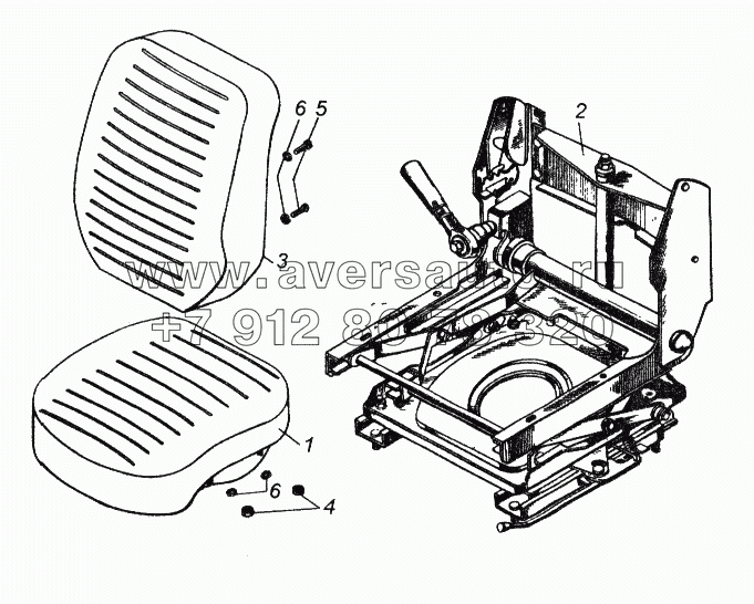 Сиденье водителя