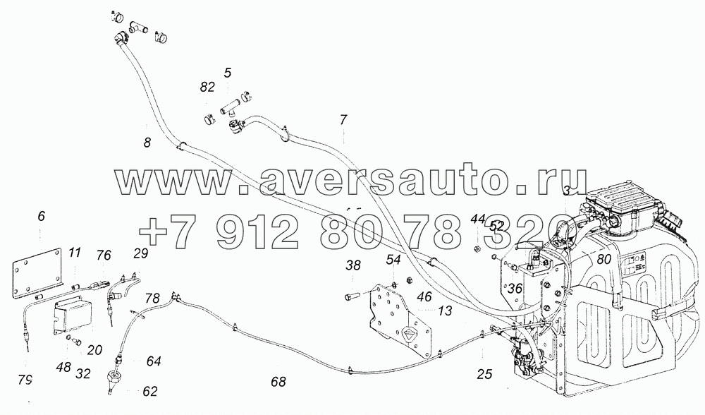 6520-1208050 Установка системы нейтрализации