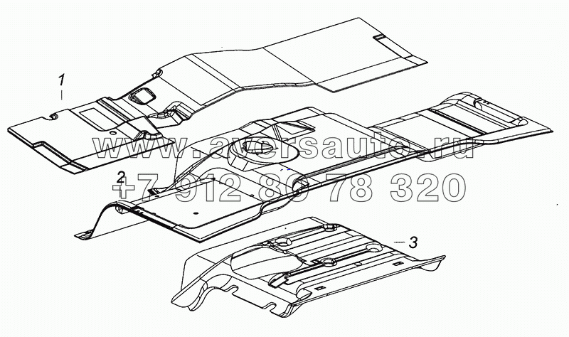 4308-5109001 Установка ковров и термошумоизоляции пола