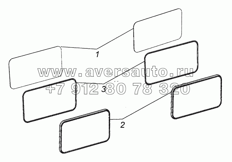 65115-5603005 Установка стекол окна задка