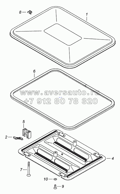 53205-5713008 Установка вентиляционного люка крыши