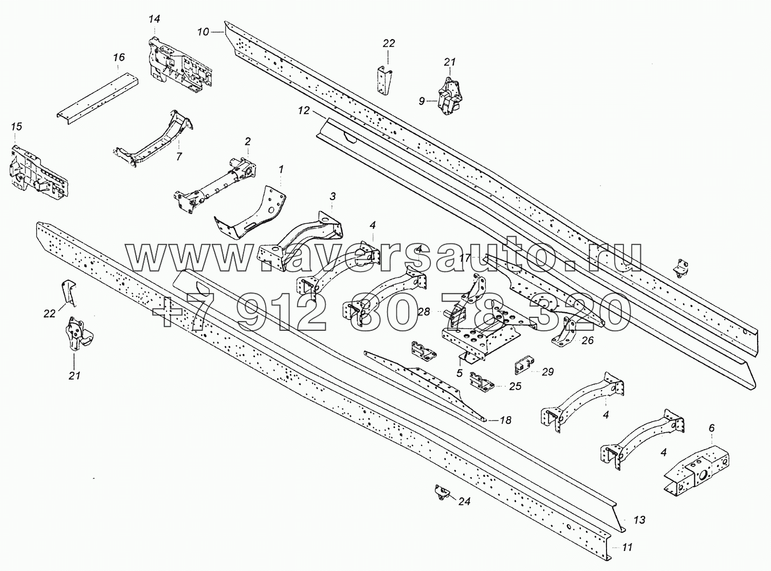 6520-2800010-58 Рама