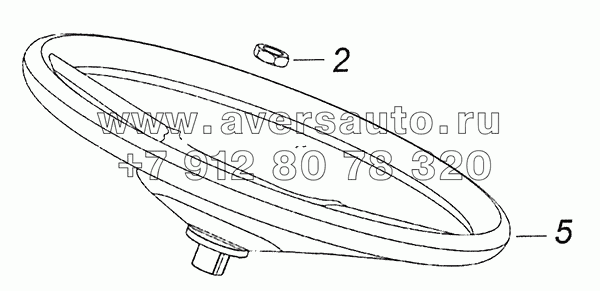 5460-3400002-19 Установка рулевого колеса