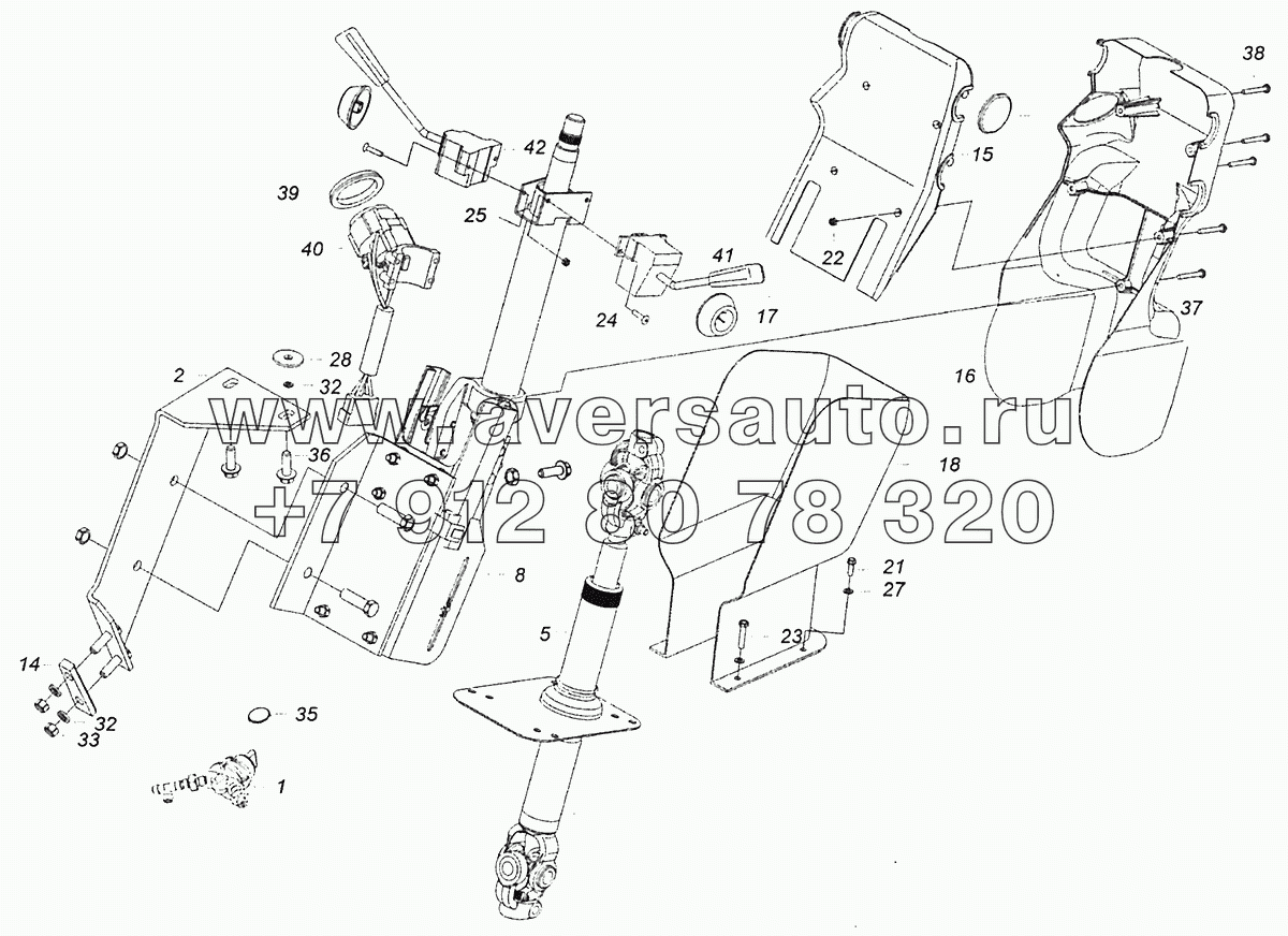 6520-3400004-40 Установка колонки рулевого управления