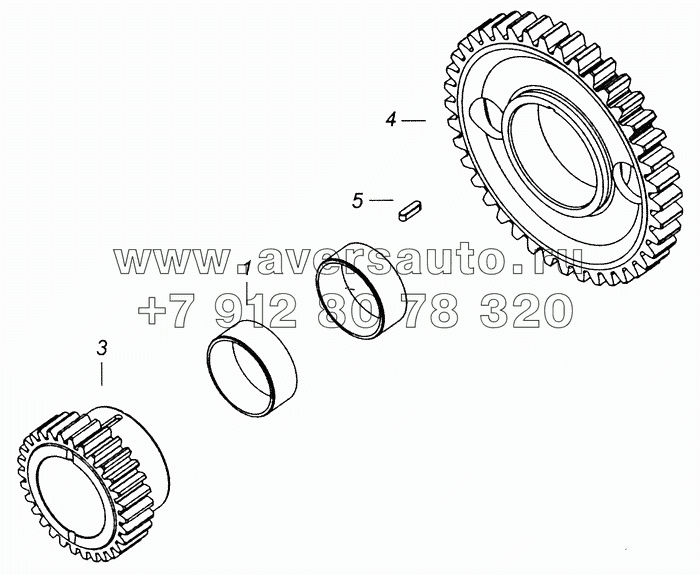 740.70-1029115 Шестерня ведущая