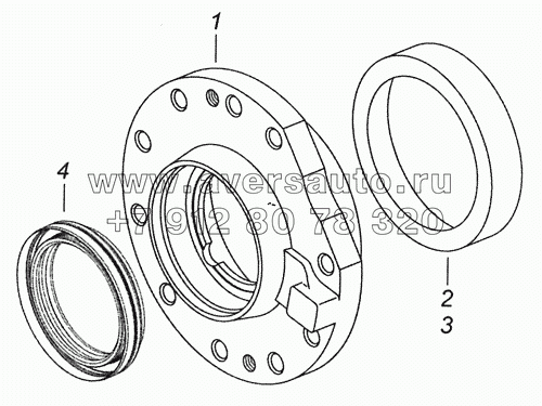 6520-2502050-01 Крышка подшипника