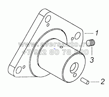 740.30-1029125 Ось ведущей шестерни