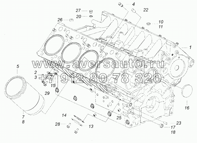 740.21-1002010 Блок цилиндров