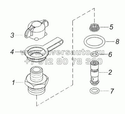 16-3515310 Клапан контрольного вывода