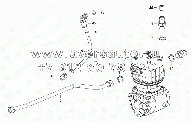 740.30-3509004-01 Установка компрессора