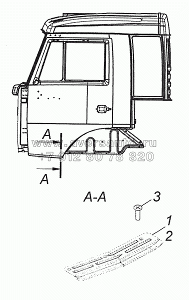 53205-5101250 Установка облицовок порогов