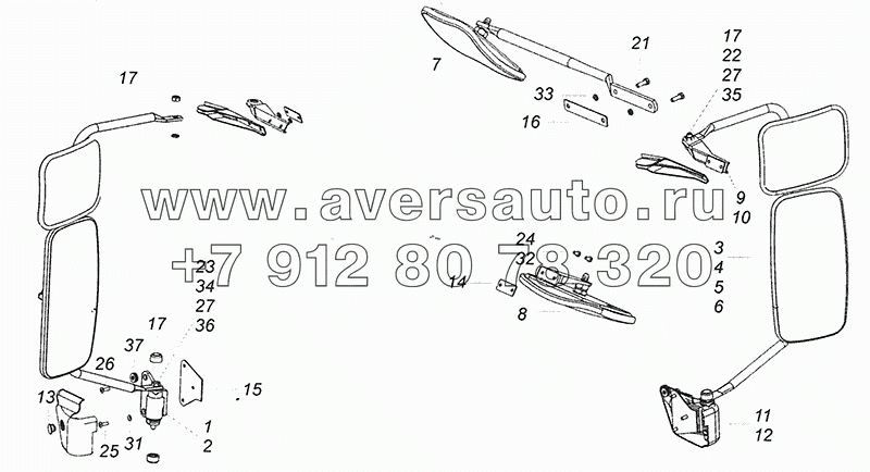 5460-8201002-01 Установка зеркал заднего вида