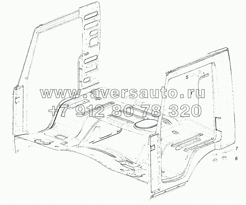 6522-8202005 Установка поручней входа