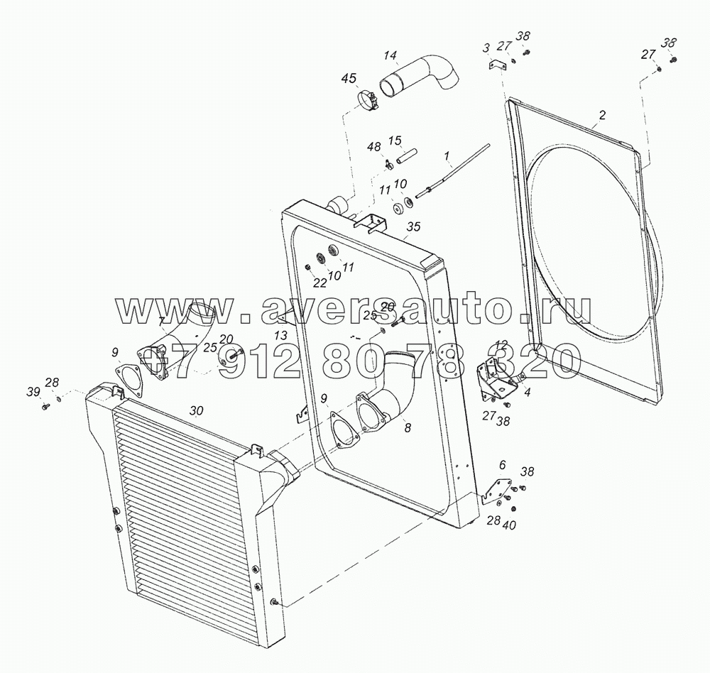 6520-1301005-50 Блок охлаждения