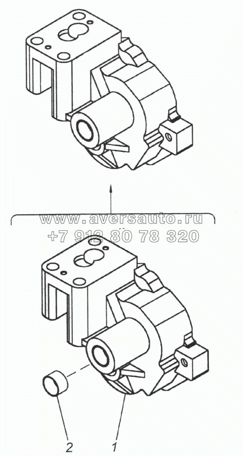 Корпус масляного насоса