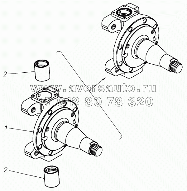 Кулак поворотный