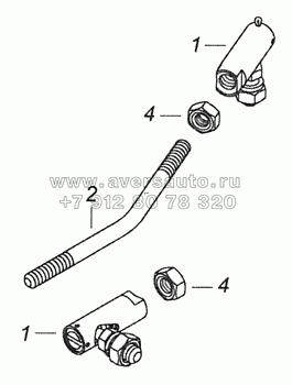 7406.1108050 Тяга привода управления регулятором